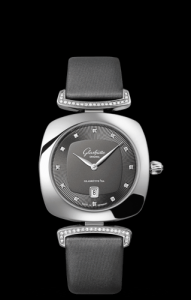 Glashutte Original Pavonina Steel Grey Diamond Lug (1-03-01-06-12-02)