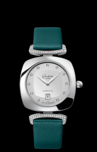 Glashutte Original Pavonina Steel Silver Diamond / Diamond Lug (1-03-01-10-12-02)