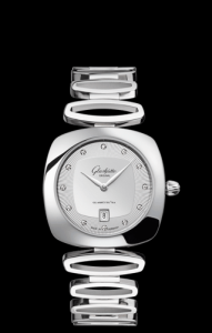 Glashutte Original Pavonina Steel Silver Diamond Bracelet (1-03-01-10-12-14)