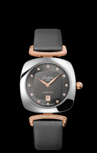 Glashutte Original Pavonina Bicolor Grey Diamond / Diamond Lug (1-03-01-25-06-02)