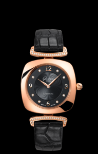 Glashutte Original Pavonina Gold Black Diamond Lug Arab (1-03-02-09-05-30)
