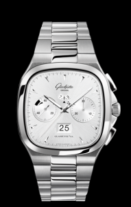 Glashutte Original Seventies Chronograph Panorama Date Silver Bracelet (1-37-02-02-02-70)