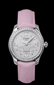 Glashutte Original Lady Serenade Pink Diamond Bezel Buckle (1-39-22-03-22-44)