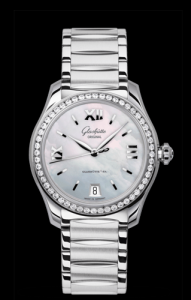 Glashutte Original Lady Serenade MOP Diamond Bezel Bracelet (1-39-22-08-22-34)