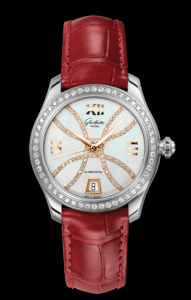 Glashutte Original Lady Serenade MOP Diamond Index Line Diamond Bezel (1-39-22-14-22-44)