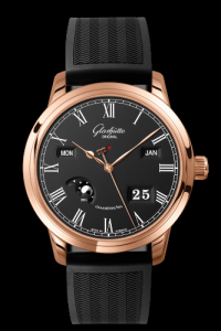Glashutte Original Senator Perpetual Calendar Red Gold Black Rubber (100-02-25-05-04)