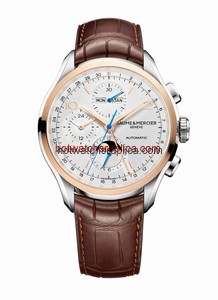 Baume & Mercier Clifton Chronograph Complete Calendar Two Tone (10280)