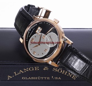 A. Lange & Sohne Grand Lange 1 Pink Gold / Black & Grey (115.031)