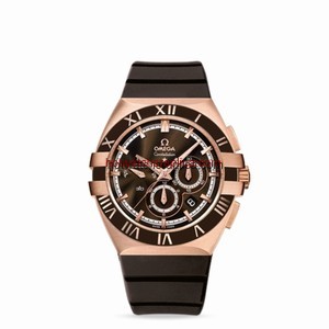 Omega Constellation Double Eagle Co-Axial Chronograph Gold / Brown (121.62.41.50.13.001)