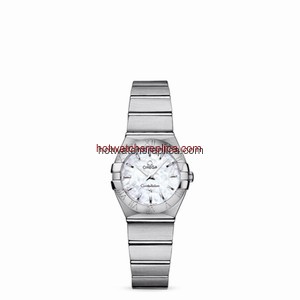 Omega Constellation 24mm Quartz Brushed MOP (123.10.24.60.05.001)