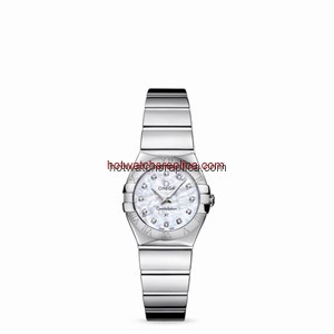 Omega Constellation 24mm Quartz Polished MOP Diamond (123.10.24.60.55.002)