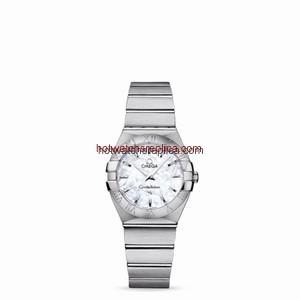Omega Constellation 27mm Quartz Brushed MOP (123.10.27.60.05.001)