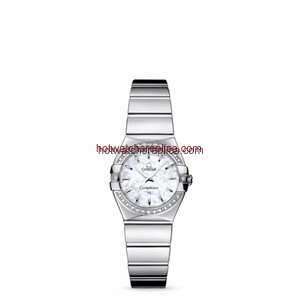 Omega Constellation 24mm Quartz Polished Diamond Bezel / MOP (123.15.24.60.05.002)