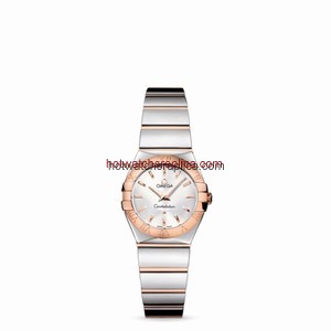 Omega Constellation 24mm Quartz Polished Two Tone / Silver (123.20.24.60.02.003)