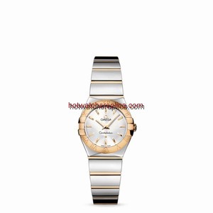 Omega Constellation 24mm Quartz Polished Two Tone / Silver (123.20.24.60.02.004)