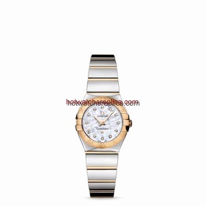 Omega Constellation 24mm Quartz Polished Two Tone / MOP (123.20.24.60.55.004)
