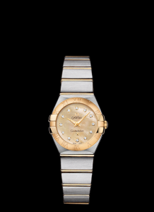 Omega Constellation 24mm Quartz Two Tone / Champagne MOP (123.20.24.60.57.001)