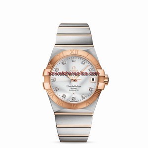 Omega Constellation 38mm Co-Axial Brushed (123.20.38.21.52.001)