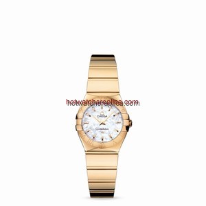 Omega Constellation 24mm Quartz Polished Yellow Gold / MOP (123.50.24.60.05.004)