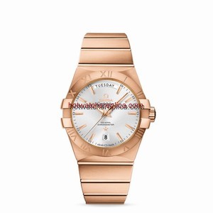 Omega Constellation Day-Date 38mm Co-Axial Brushed Red Gold (123.50.38.22.02.001)