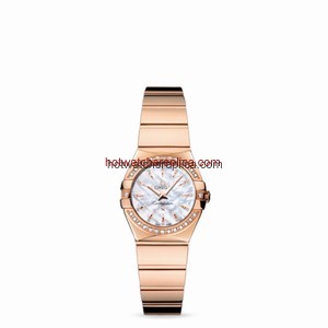 Omega Constellation 24mm Quartz Polished Red Gold / Diamond Bezel / MOP (123.55.24.60.55.006)