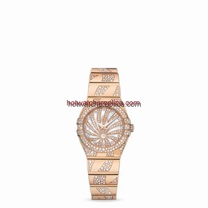 Omega Constellation 24mm Luxury Edition Quartz Snow Bracelet (123.55.24.60.55.011)