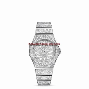 Omega Constellation 31mm Luxury Edition Co-Axial White Gold Full Set (123.55.31.20.55.007)