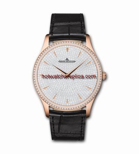 Jaeger-LeCoultre Master Ultra Thin Pink Gold Diamond (1352507)