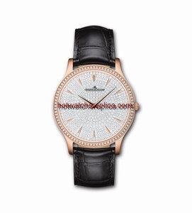 Jaeger-LeCoultre Master Ultra Thin Pink Gold Diamond (1452507)
