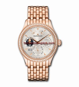 Jaeger-LeCoultre Master Eight Days Perpetual Pink Gold Diamond / Bracelet (1612103)