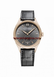 Chopard L.U.C Qualit&eacute; Fleurier Rose Gold / Grey (161896-5003)