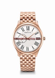 Zenith Elite Ultra Thin Rose Gold Roman Bracelet (18.2010.681/11.M2010)