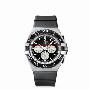 Omega Constellation Double Eagle Co-Axial Chronograph Black Rubber (1819.51.91)