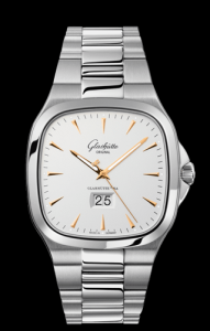 Glashutte Original Seventies Panorama Date Silver Bracelet (2-39-47-11-12-14)