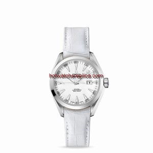 Omega Seamaster Aqua Terra 150M Co-Axial 34mm Silver / Alligator (231.13.34.20.04.001)