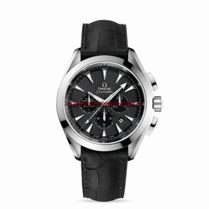 Omega Seamaster Aqua Terra 150M Chrono Co-Axial Grey / Alligator (231.13.44.50.06.001)