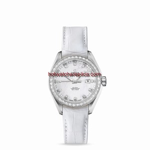 Omega Seamaster Aqua Terra 150M Jewellery Co-Axial 34mm MOP / Alligator (231.18.34.20.55.001)
