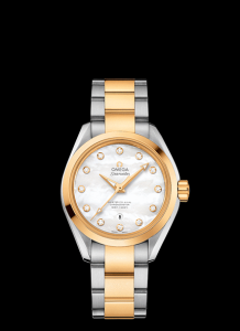 Omega Seamaster Aqua Terra Master Co-Axial Calibre 8520 34MM Two Tone Yellow (231.20.34.20.55.002)