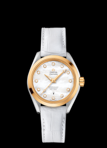 Omega Seamaster Aqua Terra Master Co-Axial Calibre 8520 34MM Two Tone Yellow / Strap (231.23.34.20.55.002)