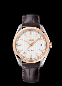 Omega Seamaster Aqua Terra 150m Master Co-Axial 41.5mm Two Tone / Silver / Alligator (231.23.42.21.02.001)