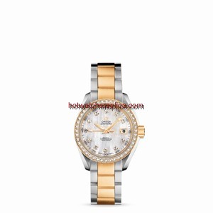 Omega Seamaster Aqua Terra 150M Jewellery Co-Axial 30mm Two Tone Yellow / Diamond Bezel / Bracelet (231.25.30.20.55.002)