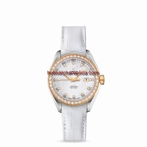 Omega Seamaster Aqua Terra 150M Jewellery Co-Axial 34mm Two Tone /Alligator (231.28.34.20.55.001)