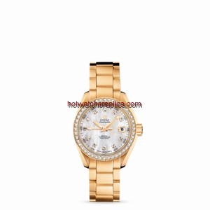 Omega Seamaster Aqua Terra 150M Jewellery Co-Axial 30mm Yellow Gold / Bracelet (231.55.30.20.55.002)