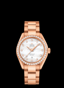 Omega Seamaster Aqua Terra Master Co-Axial Calibre 8521 34MM Sedna Diamond (231.55.34.20.55.003)
