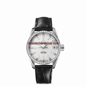 Omega Seamaster Aqua Terra 150M Jewellery Co-Axial 38.5mm White Gold / Alligator (231.58.39.21.52.001)
