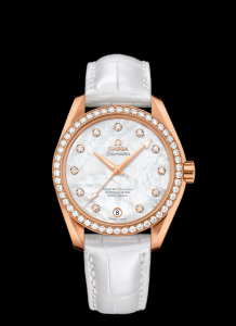 Omega Seamaster Aqua Terra Master Co-Axial 38.5 Red Gold Diamond / Strap (231.58.39.21.55.001)
