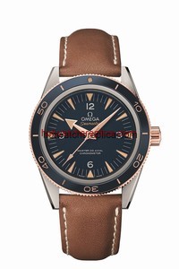 Omega Seamaster 300 Master Co-Axial Titanium- Sedna / Strap (233.62.41.21.03.001)