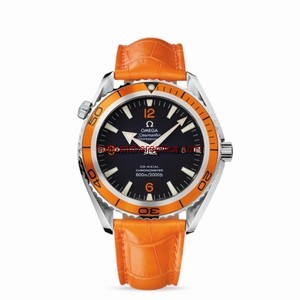 Omega Seamaster Planet Ocean 600M Co-Axial 45.5mm Orange / Alligator (2908.50.38)