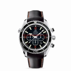 Omega Seamaster Planet Ocean 600M Co-Axial Chrono Orange Numerals / Rubber (2910.51.82)