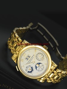 A. Lange & Sohne Langematik Perpetual Yellow Gold Bracelet (310.221)